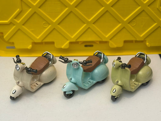 Mini Retro Scooter for Labubu Dolls